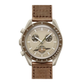 Chronograph 42 – Beige Dial | Sand Case & Brown Strap & Tachymeter Bezel