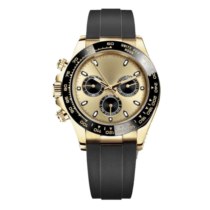 Chronograph 40 – Gold Dial | Gold Tone Bracelet & Tachymeter Bezel