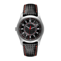 Modern Classic 40 – Blue Dial with Orange Accents | Silver Tone Case & Blue Fabric Strap